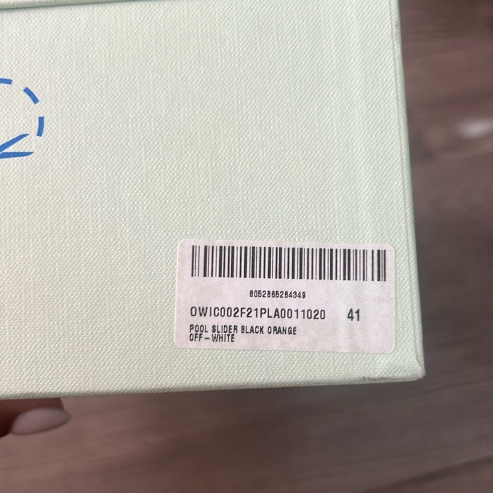 Off- White Pool Slides - Picture 2 of 7